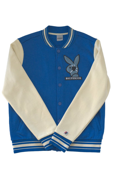 Letterman Varsity Bunny Jacket / Classic Blue